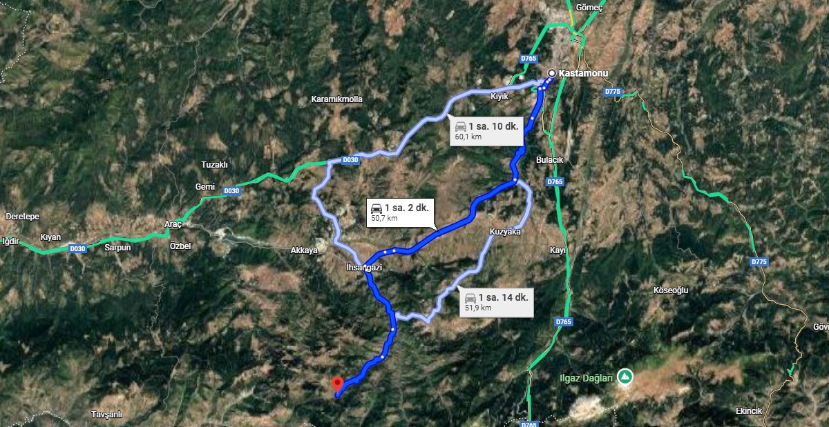 KASTAMONU İHSANGAZİ BOZARMUT  KÖYÜNDE  463 M² TARLAMIZ  SATILIKTIR. - KASTAMONU İHSANGAZİ fotoğraf 5